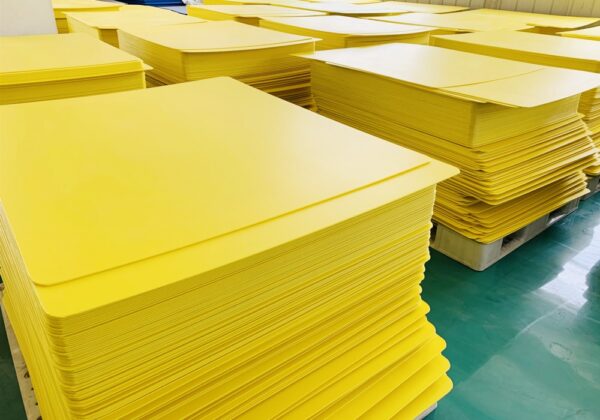 Custom yellow plastic tier sheets - Image 3